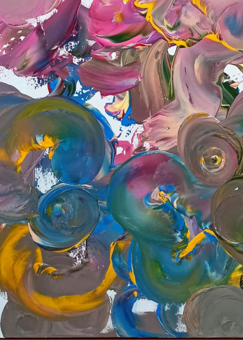 Horog | Yağlı Boya Tablo | 95 x 95 cm - SATILDI