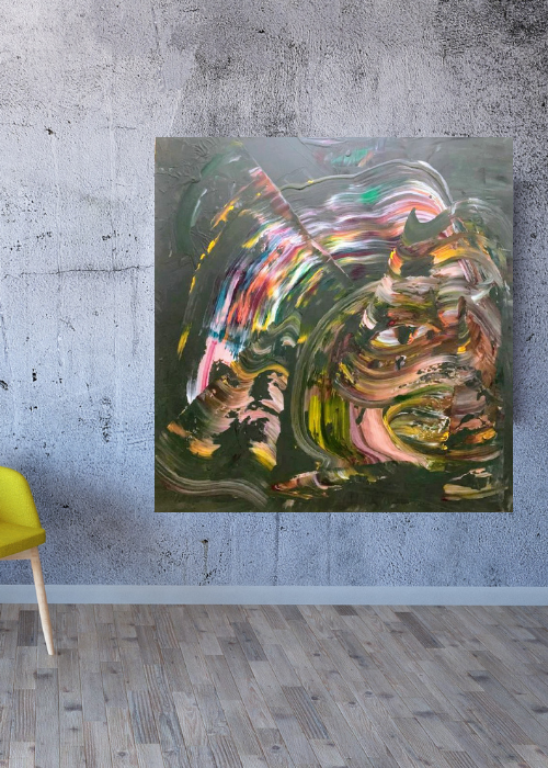 Bologna | Yağlı Boya Tablo | 100 x 100 cm