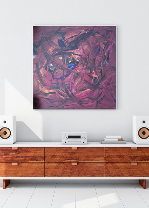 Sede | Yağlı Boya Tablo | 95 x 95 cm