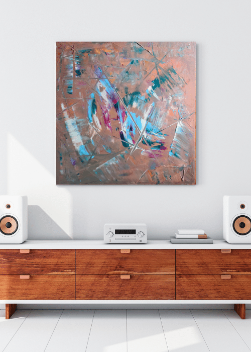 Belfast | Yağlı Boya Tablo | 150 x 150 cm | SATILDI