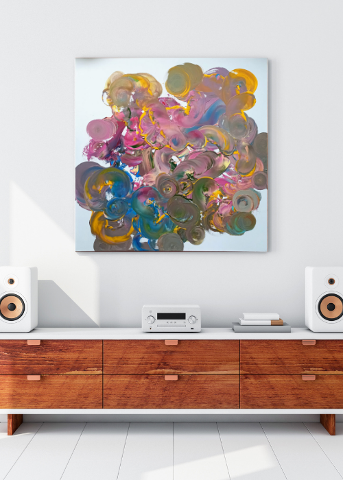 Horog | Yağlı Boya Tablo | 95 x 95 cm - SATILDI