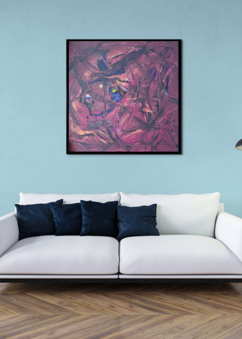 Sede | Yağlı Boya Tablo | 95 x 95 cm