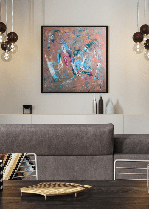 Belfast | Yağlı Boya Tablo | 150 x 150 cm | SATILDI